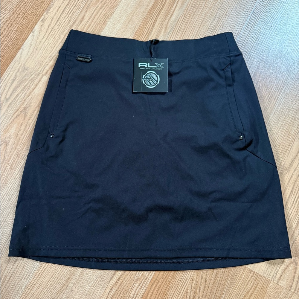 Womens RLX Ralph Lauren Black Golf Skort size 4